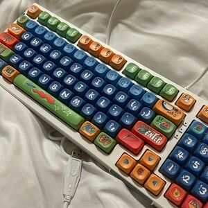 Colorful Cartoon USB Keyboard